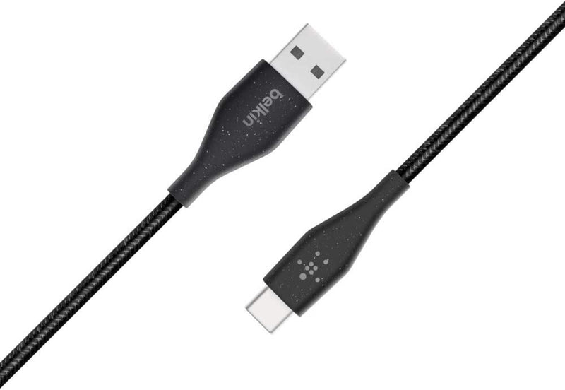 Belkin Duratek Plus 1.2M USB A to USB C Cable Black - F2CU069bt04-BLK