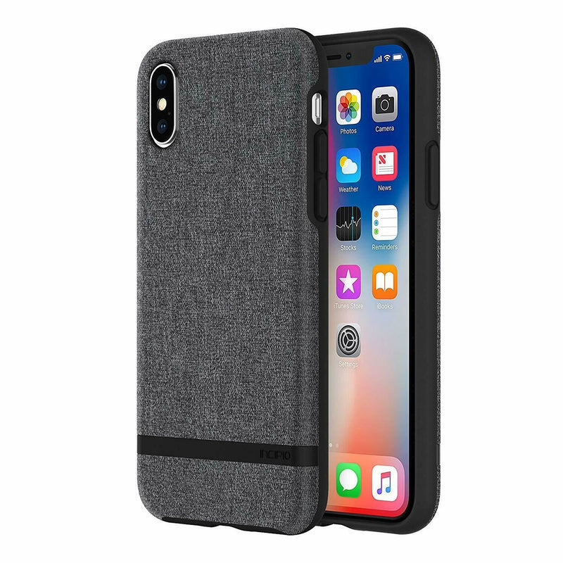 Incipio Esquire Series Case Back Cover for iPhone X XS Grey IPH-1631-GRY