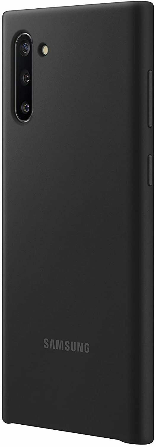 Genuine Samsung Galaxy Note 10 Silicone Cover Case Black EF-PN970TBEG