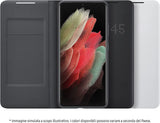 Samsung Galaxy S21 Ultra LED View Cover Black - EF-NG998PBEGEW