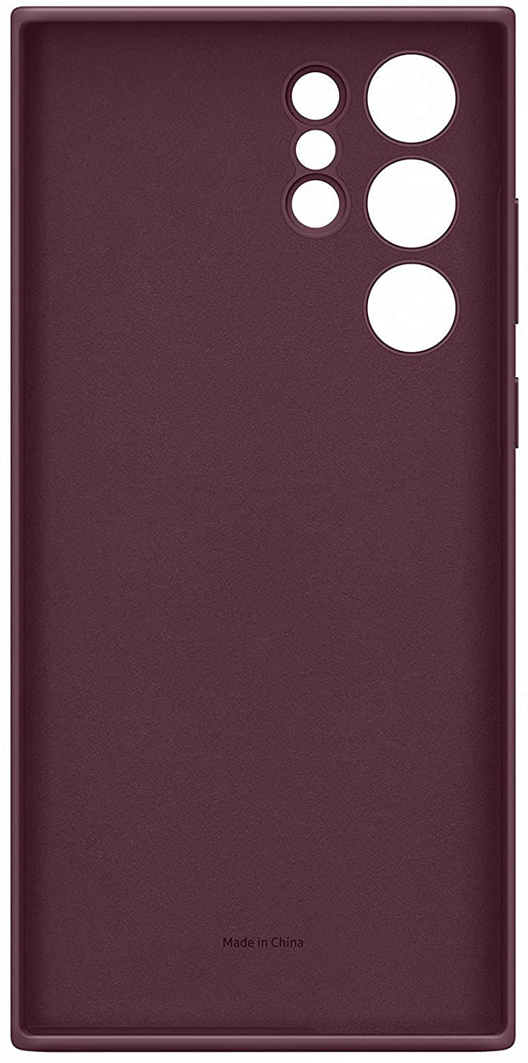 Samsung Galaxy S22 Ultra Silicone Cover Burgandy - EF-PS908TEEGWW
