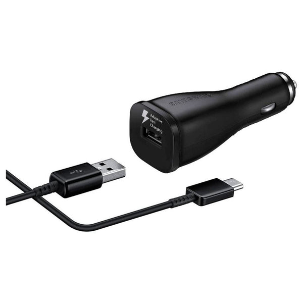 Samsung 15W Car Charger with USB A to C Cable Black - EP-LN915CBEGWW