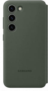 Samsung Galaxy S23 Smart View Wallet Case Khaki - EF-ZS911CGEGWW