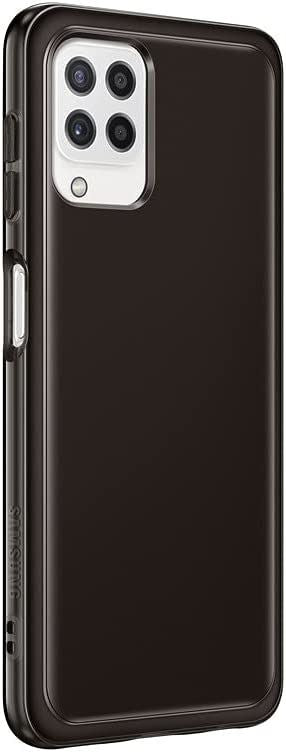 Samsung Galaxy A22 4G Soft Clear Cover Black - EF-QA225TBEGEU