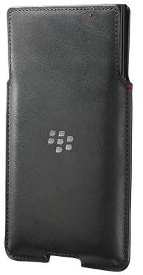 Genuine BlackBerry Priv Leather Pocket Pouch Case Cover Black ACC-62172-001