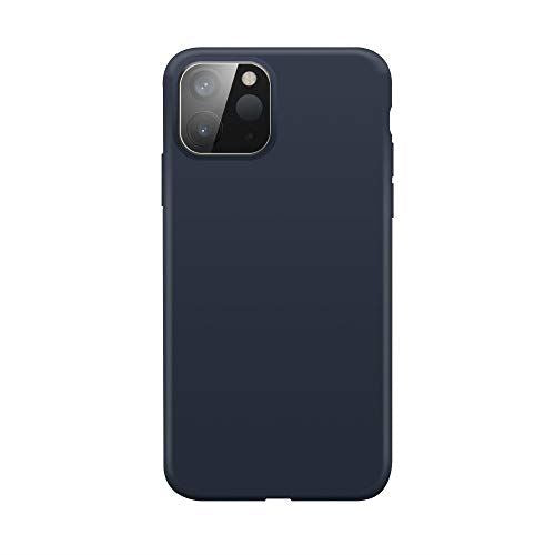 XQISIT Silicone Case for iPhone 12 Mini 5.4" Blue Soft Touch Cover