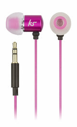KitSound Ace In Ear Headphones Headset with Mic Pink KSACEMPI