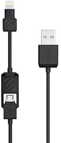 Scosche SmartStrike 3FT Lightning Micro USB 2 in 1 Cable I2M