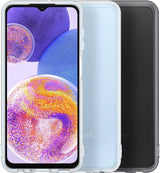 Samsung Galaxy A23 5G Soft Clear Cover Black - EF-QA235TBEGWW