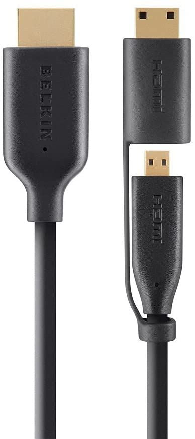 Belkin 2M Micro HDMI to Mini HDMI Cable - F3Y144ge2M