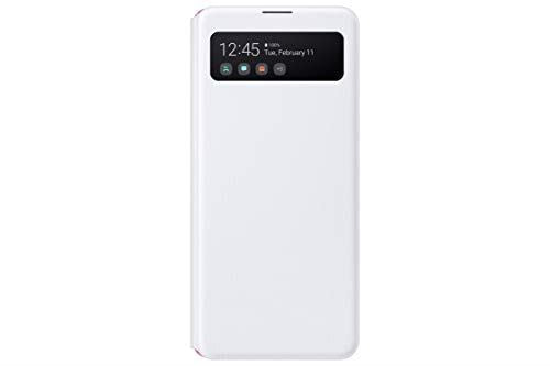 Samsung Galaxy A41 S View Flip Cover White Folio Case EF-EA415PWEGEU