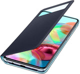 Samsung Galaxy A71 S View Wallet Cover Black - EF-EA715PBEGEU