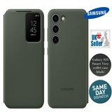 Samsung Galaxy S23 Smart View Wallet Case Khaki - EF-ZS911CGEGWW