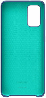 Samsung Galaxy S20 Plus 5G Silicone Cover Blue Case EF-PG985TNEG