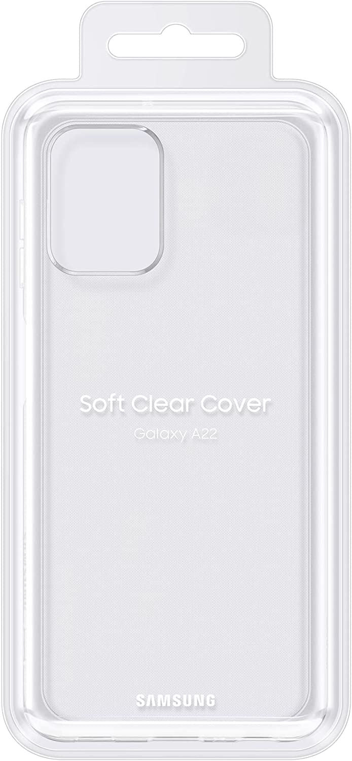 Samsung Galaxy A22 4G Soft Clear Cover Clear - EF-QA225TTEGEU