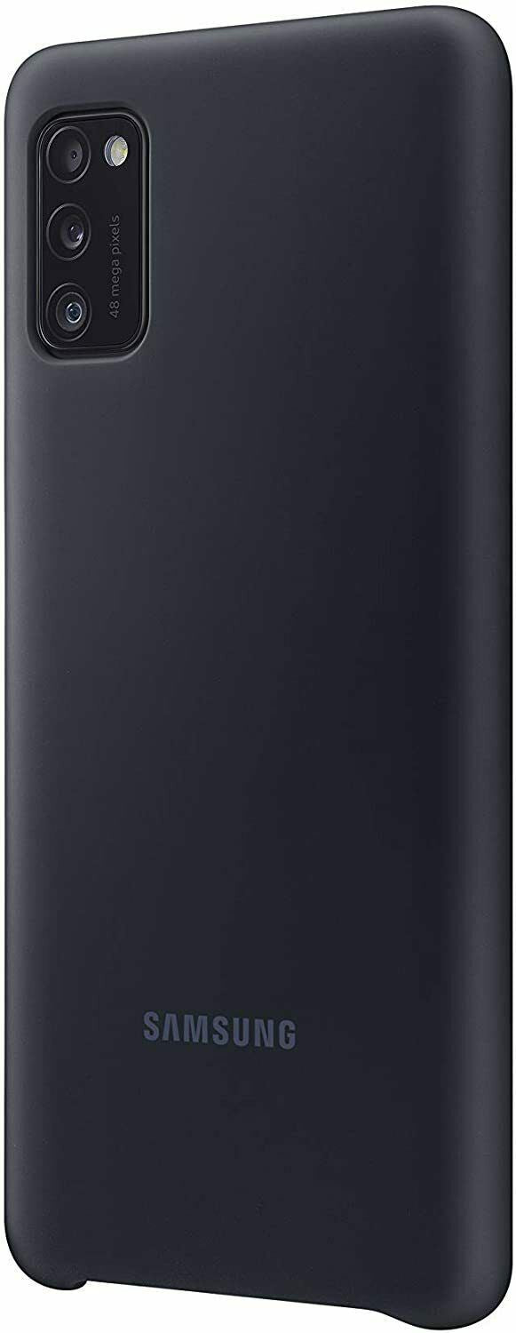 Samsung Galaxy A41 Black Silicone Cover Soft Case EF-PA415TBEGEU