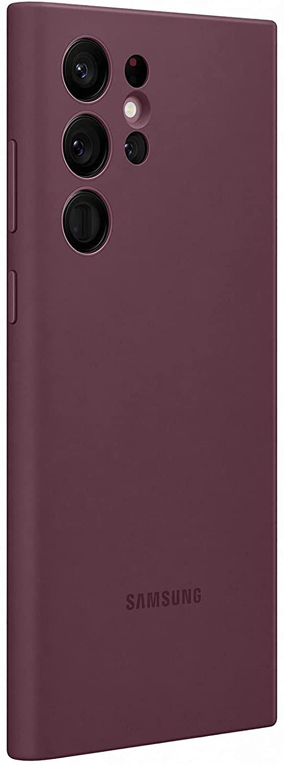 Samsung Galaxy S22 Ultra Silicone Cover Burgandy - EF-PS908TEEGWW