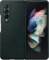 Samsung Galaxy Z Fold 3 Leather Cover Green - EF-VF926LGEGWW