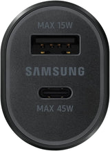 Samsung 60W Dual USB Car Charger with Type C Cable Black - EP-L5300XBEGEU