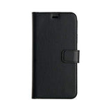XQISIT Slim Wallet for iphone 11 6.1" Black with Stand Flip Case Cover