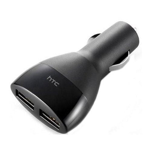 HTC CC C300 Dual USB Car Charger with microUSB Cable