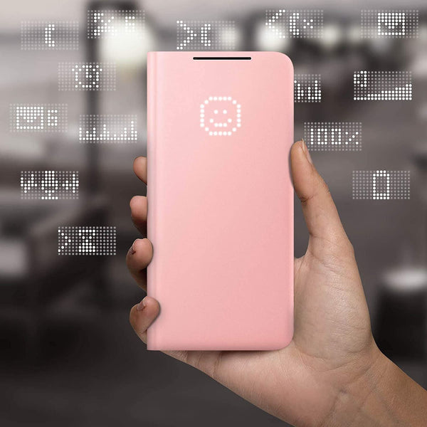 Samsung Galaxy S21 Plus LED View Cover Pink - EF-NG996PPEGEE