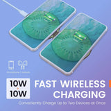 Helix 10W Qi Juice Dual Wireless Charger Kiwi - ETHQI2KI