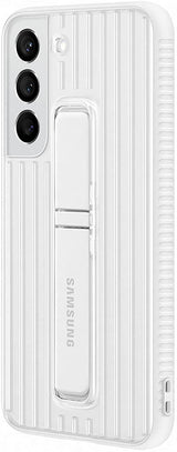 Samsung Galaxy S22 Protective Standing Cover White/Green - EF-RS901CWEGEW