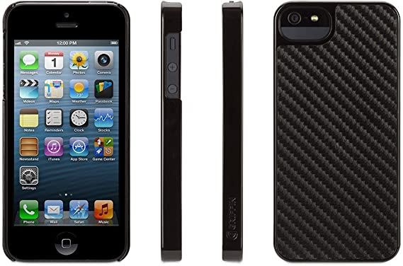 Griffin Graphite Hardshell Black Case Cover iPhone 5 5S SE GB35595
