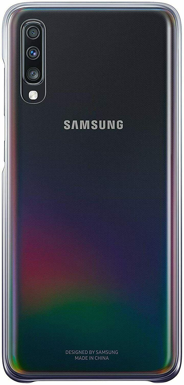 Samsung A70 Hard Protective Black Gradation Case Cover EF-AA705CBEG