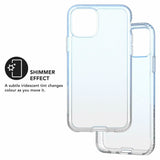 Tech 21 Pure Shimmer Blue Case Hard Cover for iphone 11 Pro 5.8" T21-7225