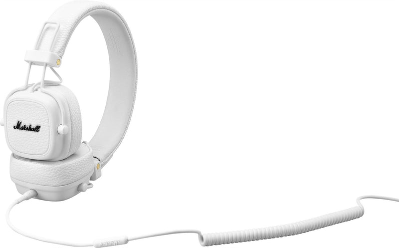 Marshall Major III 3.5mm Over Ear Headphones White - 4092185