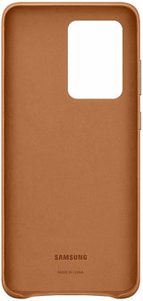 Samsung Galaxy S20 Ultra Leather Cover Brown Case EF-VG988LAEG