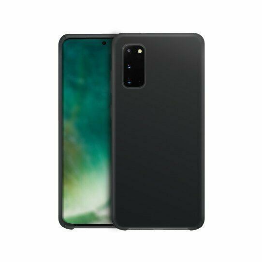 Xqisit Silicone Case for Samsung Galaxy S20 6.2" Black Soft Touch Cover