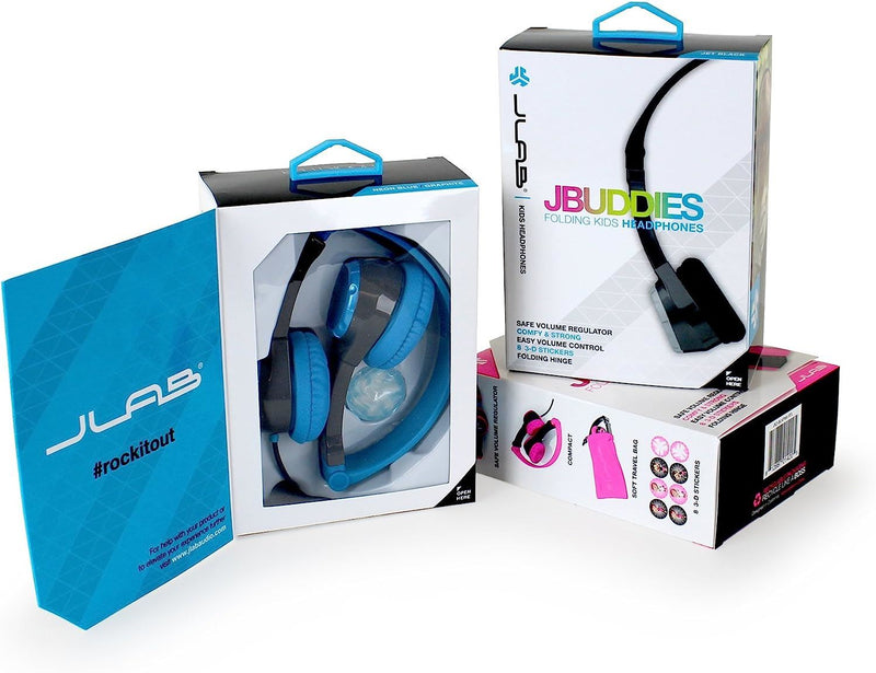 Jlab Jbuddies Folding Kids Headphones JK2 Pink - B00KTCMJKI