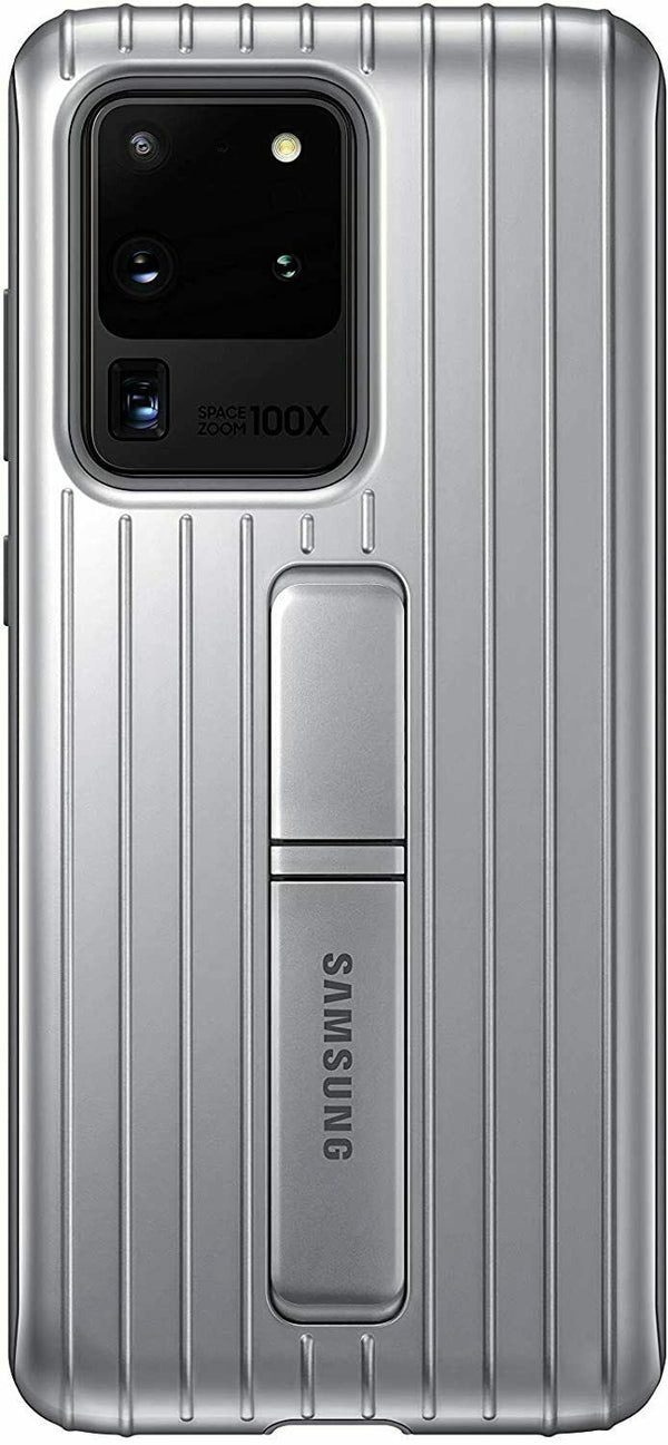 Samsung Galaxy S20 Ultra Protective Silver Standing Cover Case EF-RG988CSEG