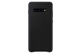 Samsung Galaxy S10 Plus Leather Cover Black - EF-VG975LBEGWW