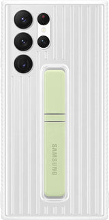 Samsung Galaxy S22 Ultra Protective Standing Cover White/Green - EF-RS908CWEGWW