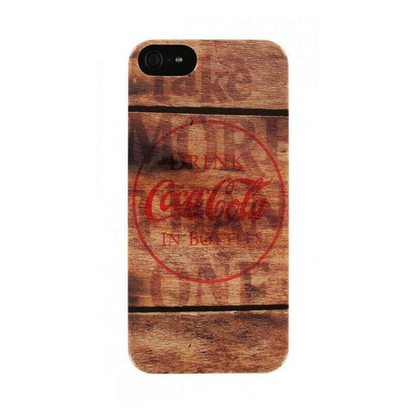 Coca Cola Hard Cover Wood Case for iPhone 5 5S SE 2016 CCHSiP5000S1201