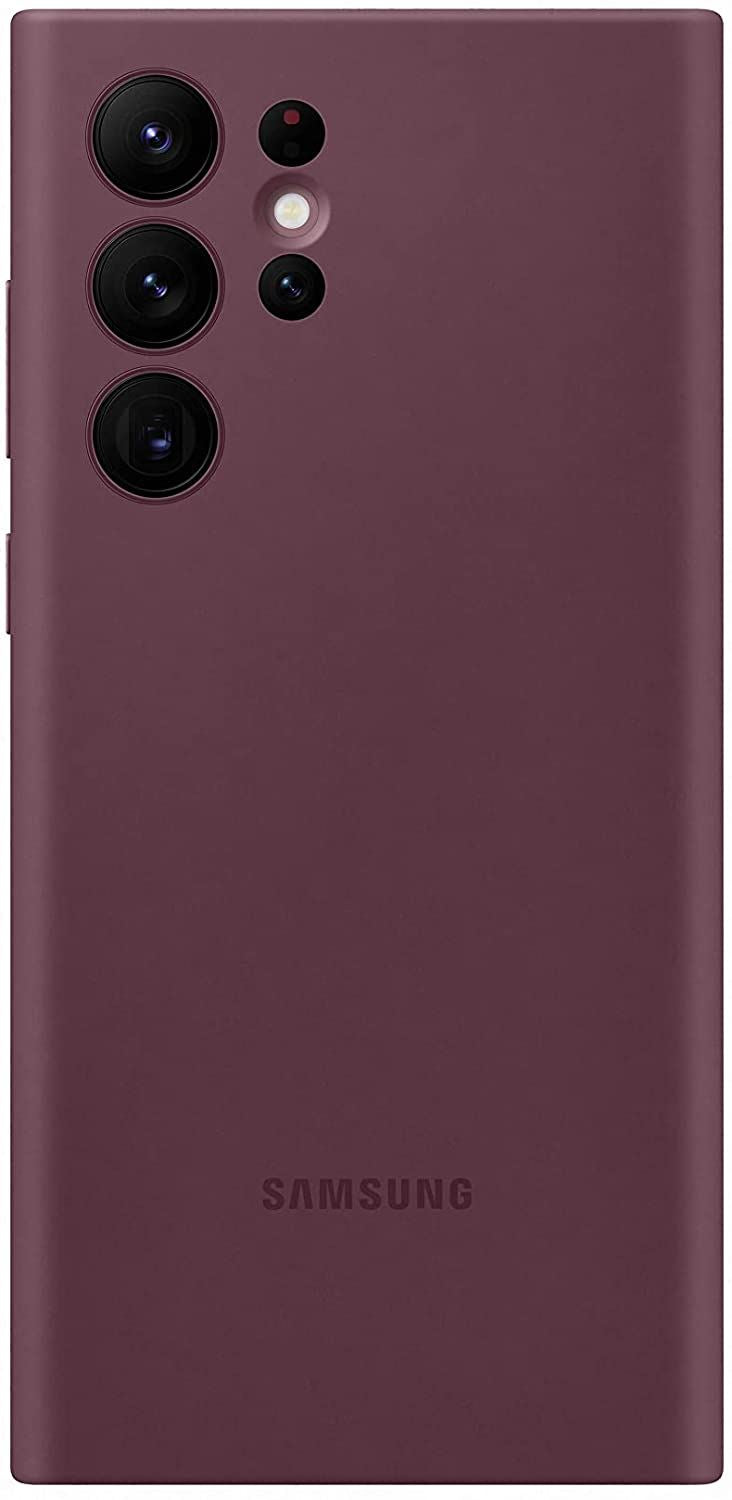 Samsung Galaxy S22 Ultra Silicone Cover Burgandy - EF-PS908TEEGWW