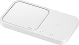 Samsung White 15W Wireless Charging Pad Duo - EP-P5400BWEGEU
