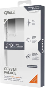 Gear4 Piccadilly Case for Samsung Note 20 Clear - 702006012