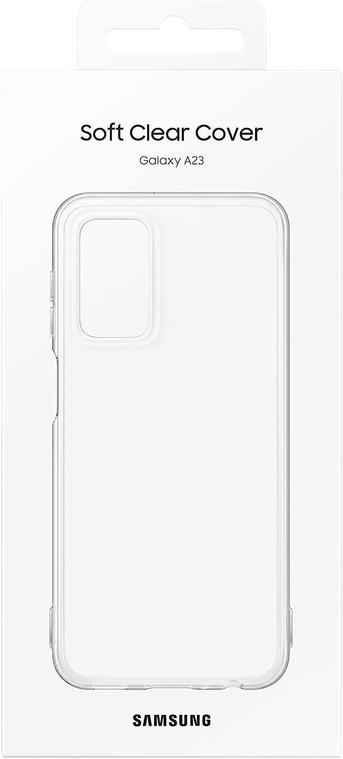 Samsung Galaxy A23 5G Soft Clear Cover Black - EF-QA235TBEGWW