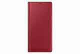 Samsung Original Leather Wallet Cover Case for Galaxy Note 9 - Red