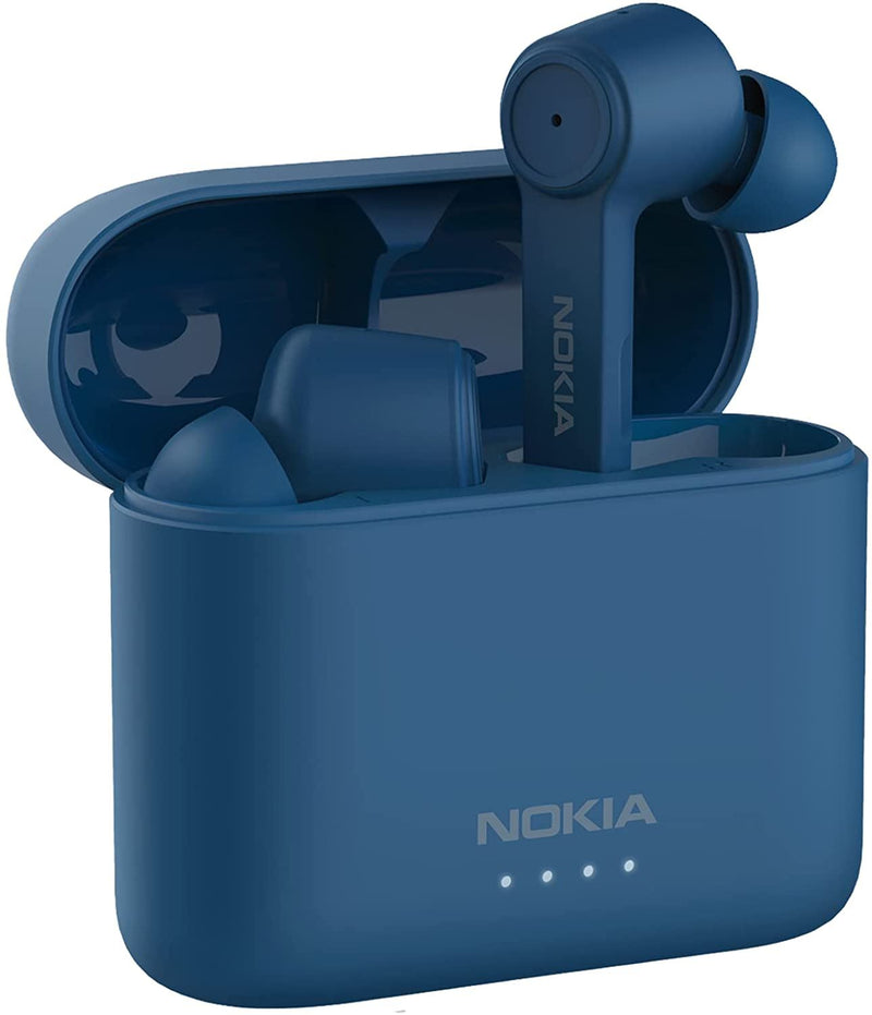 Nokia Noise Cancelling Wireless Earbuds Blue - BH-805