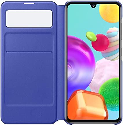 Samsung Galaxy A41 S View Wallet Cover Black - EF-EA415PBEGEU