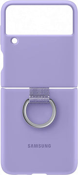 Samsung Galaxy Z Flip 3 Silicone Cover with Ring Lavender - EF-PF711TVEGWW