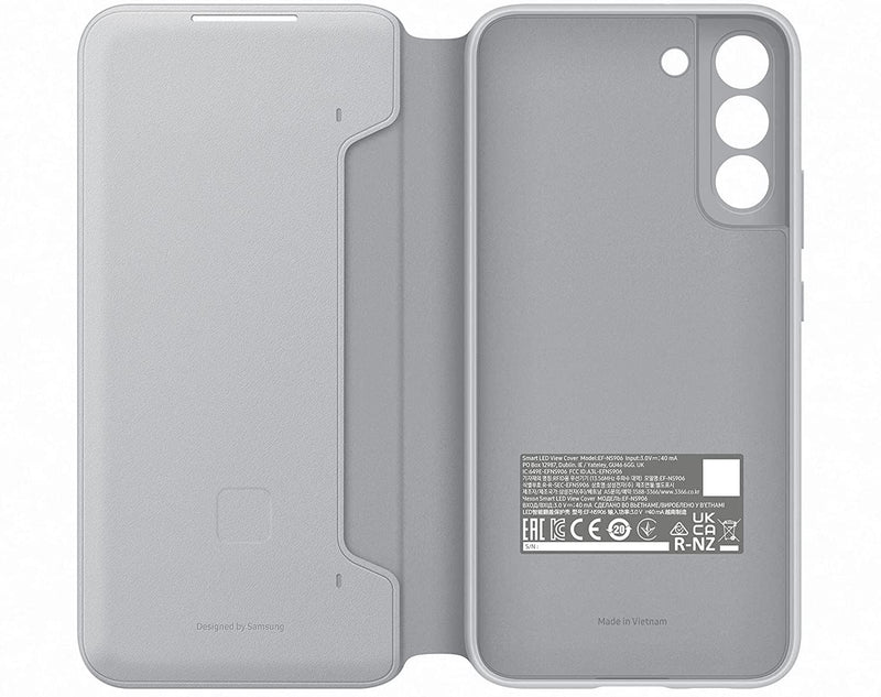 Samsung Galaxy S22 Plus Smart LED View Cover Grey - EF-NS906PJEGEW