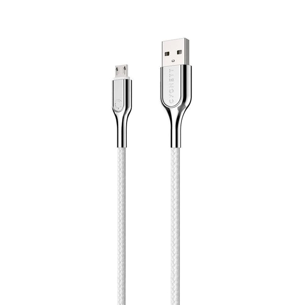 Cygnett 2M Armoured USB A to Micro USB Cable White - CY2689PCCAM
