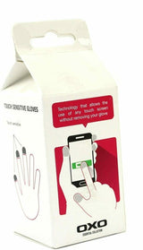 OXO Touch Screen Sensitive Gloves Finger Tip for phone Medium Black